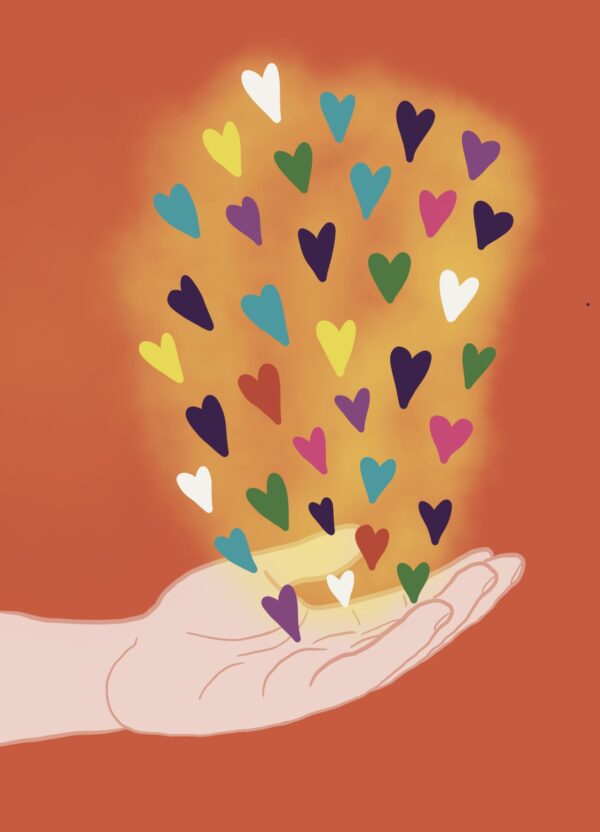 wenskaart, sending some love