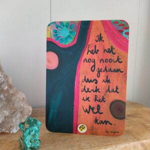 Spreuk-kaart: Ik heb het nog nooit gedaan...